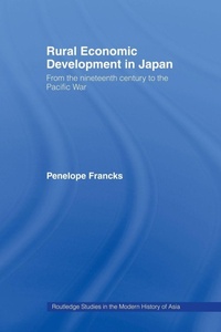 Enlarge image Cover: Rural Economic Development in Japan - Routledge