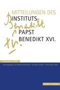 Cover: Mitteilungen Institut Papst Benedikt XVI. - Schnell & Steiner