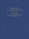 Cover: Mitteilungen des Deutschen Arch&auml;ologischen Instituts, R&ouml;mische Abteilung - Schnell & Steiner