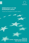 Cover: Democracy in the European Union - Routledge