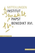 Cover: Mitteilungen Institut-Papst-Benedikt XVI. - Schnell & Steiner