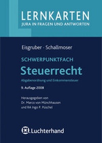 Abbildung von: Steuerrecht - Vahlen