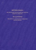 Cover: Mitteilungen des Arch&auml;ologischen Instituts R&ouml;mische Abteilung - Philipp von Zabern in Herder