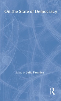 Enlarge image Cover: On the State of Democracy - Routledge