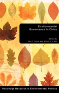 Cover: Environmental Governance in China - Routledge