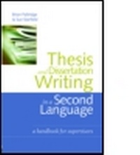 Enlarge image Cover: Thesis and Dissertation Writing in a Second Language - Routledge