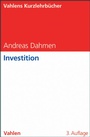 Cover: Investition - Vahlen