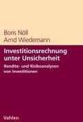 Cover: Investitionsrechnung unter Unsicherheit - Vahlen
