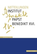 Cover: Mitteilungen Institut-Papst-Benedikt XVI. - Schnell & Steiner