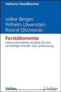 Abbildung von: Forstökonomie - Vahlen