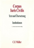 Cover: Corpus Iuris Civilis I - C.F. M&uuml;ller