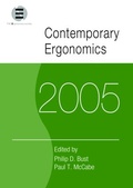 Cover: Contemporary Ergonomics 2005 - Taylor & Francis