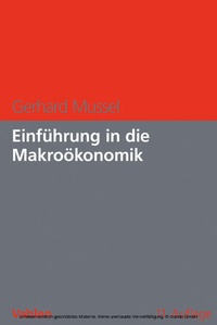 Abbildung von: Einführung in die Makroökonomik - Vahlen