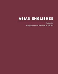 Enlarge image Cover: Asian Englishes - Routledge
