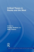 Cover: Critical Theory in Russia and the West - Routledge