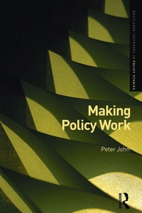 Enlarge image Cover: Making Policy Work - Routledge