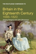 Cover: The Routledge Companion to Britain in the Eighteenth Century - Routledge