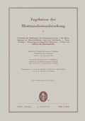 Cover: Current Studies in Hematology and Blood Transfusion. (Formerly: Bibliotheca Haematologica) / Ergebnisse der Bluttransfusionsforschung - Karger, S