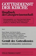 Cover: Gottesdienst der Kirche. Handbuch der Liturgiewissenschaft / Gestalt des Gottesdienstes - Pustet, F