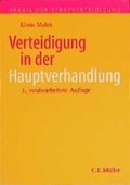 Cover: Verteidigung in der Hauptverhandlung - C.F. M&uuml;ller