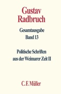 Cover: Gustav Radbruch Gesamtausgabe - C.F. M&uuml;ller
