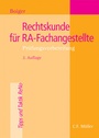 Cover: Rechtskunde für RA-Fachangestellte - C.F. Müller