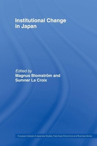 Enlarge image Cover: Institutional Change in Japan - Routledge