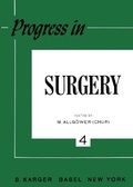 Cover: Progress in Surgery - Karger, S