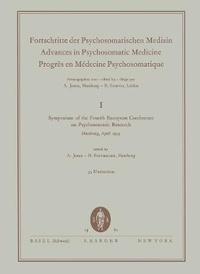 Abbildung von: Advances in Psychosomatic Medicine / Symposium of the Fourth European Conference on Psychosomatic Research, Hamburg, 1959 - Karger, S