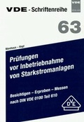 Cover: Pr&uuml;fungen vor Inbetriebnahme von Starkstromanlagen - VDE VERLAG
