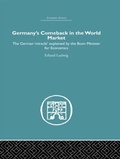 Cover: Germany's Comeback in the World Market - Routledge