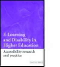 Enlarge image Cover: E-Learning and Disability in Higher Education - Routledge