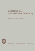 Cover: Arbeitsunfall und seelische Belastung - Karger, S