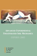 Cover: Advanced Experimental Unsaturated Soil Mechanics - CRC Press