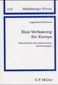 Cover: Eine Verfassung f&uuml;r Europa - C.F. M&uuml;ller