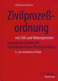 Abbildung von: Zivilprozessordnung - C.F. Müller