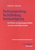Cover: Rechtsanwendung, Rechtsfindung, Rechtssch&ouml;pfung - C.F. M&uuml;ller