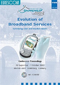 Abbildung von: EURESCOM Summit 2003 - VDE VERLAG