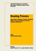 Cover: Breeding Primates - Karger, S