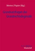 Cover: Grundsatzfragen der Grundrechtsdogmatik - C.F. M&uuml;ller