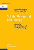 Cover: Schule, Universit&auml;t und Bildung - Pustet, F