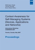 Cover: Context-Awareness for Self-Managing Systems (Devices, Applications and Networks) - VDE VERLAG