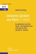 Cover: Johannes Quidort von Paris: - Pustet, F