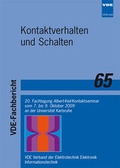 Cover: Kontaktverhalten und Schalten - VDE VERLAG