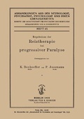 Cover: Ergebnisse der Reiztherapie bei progressiver Paralyse - S Karger AG