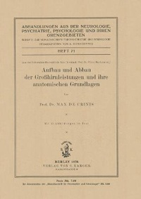 Abbildung von: Aufbau und Abbau der Grosshirnleistungen und ihre anatomischen Grundlagen - S Karger AG