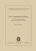 Cover: Die Scopolaminwirkung - S Karger AG