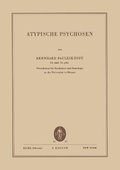 Cover: Atypische Psychosen - S Karger AG