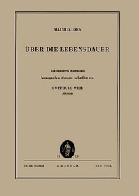 Enlarge image Cover: UEber die Lebensdauer - S Karger AG