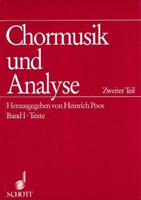 Abbildung von: Chormusik und Analyse - Schott Music
